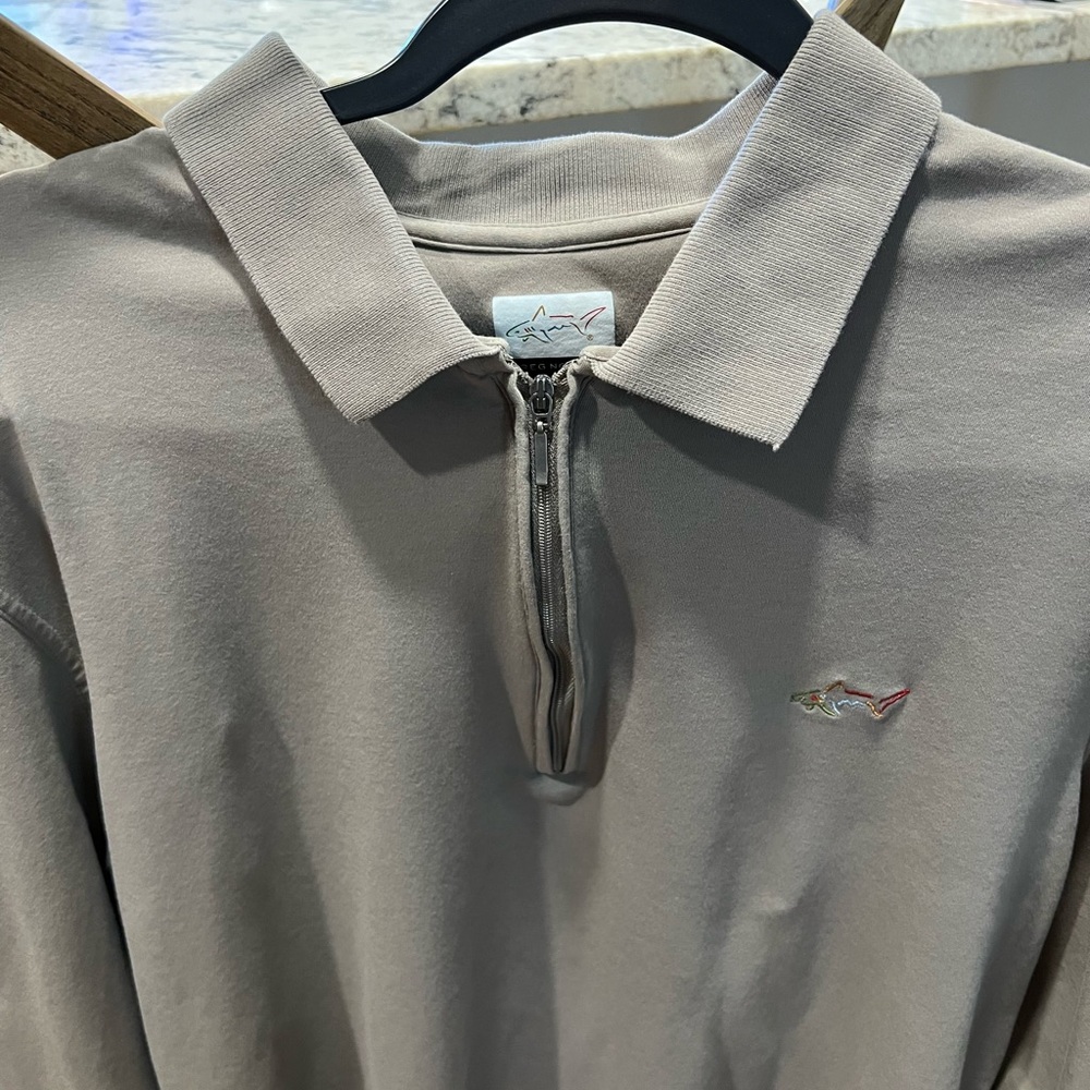 Greg Norman performance Long sleeved polo Shirt XL